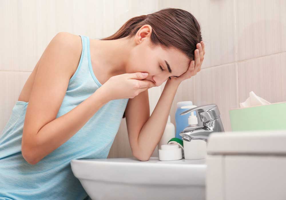 sintomi di gravidanza: nausea e vomito