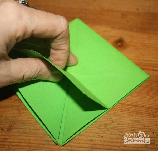origami albero di natale