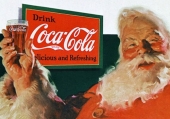 Babbo Natale in una pubblicità della Coca-Cola