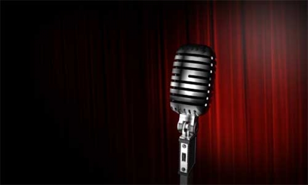 Microfono sul palco